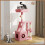 (Pink) 107cm Cat Tree Four-Layer Soft Plush Cat Tower With Scratch Post Top Perch 5