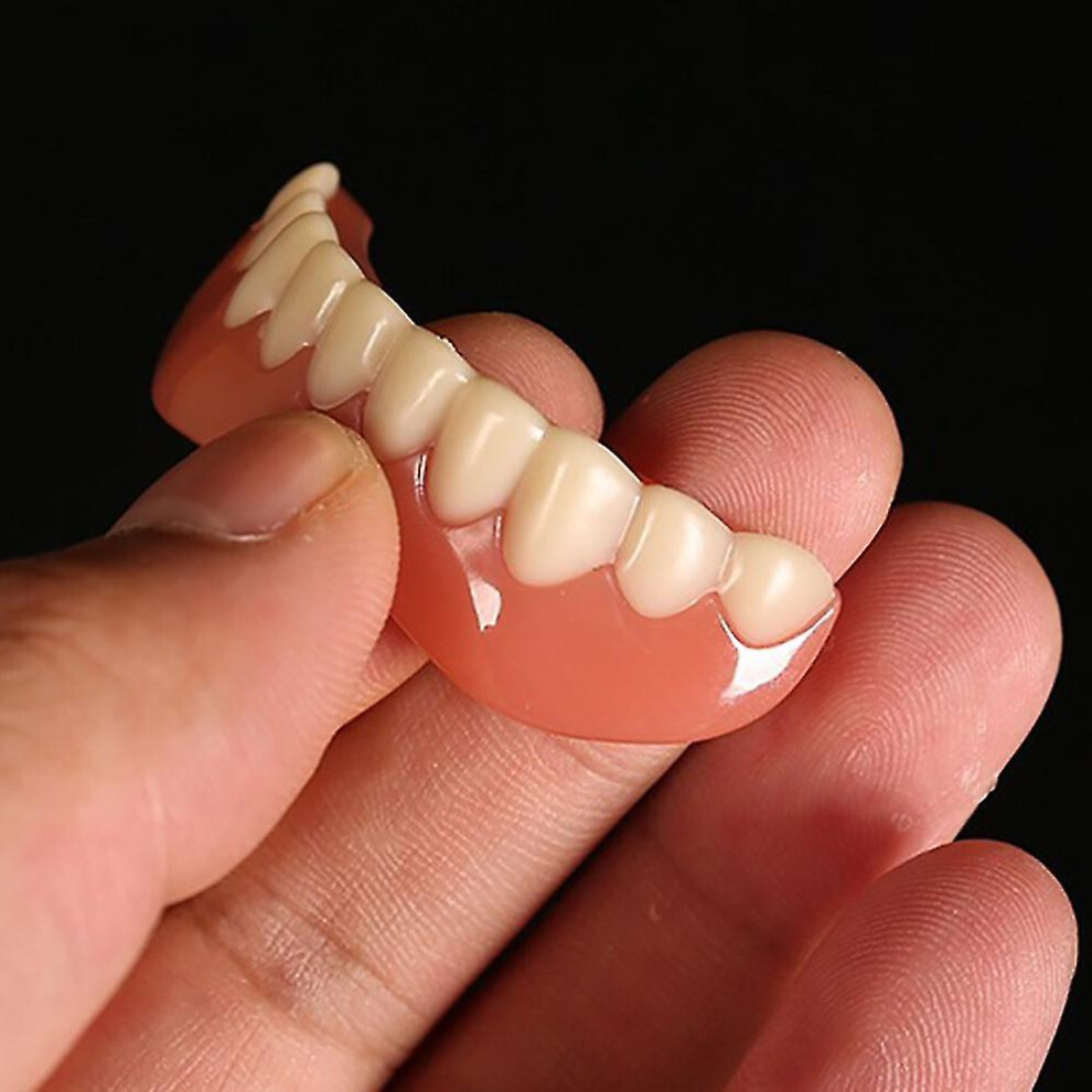 (Down) Veneer False Teeth Snap On Smile Veneers Cosmetic Teeth Dental Dentures
