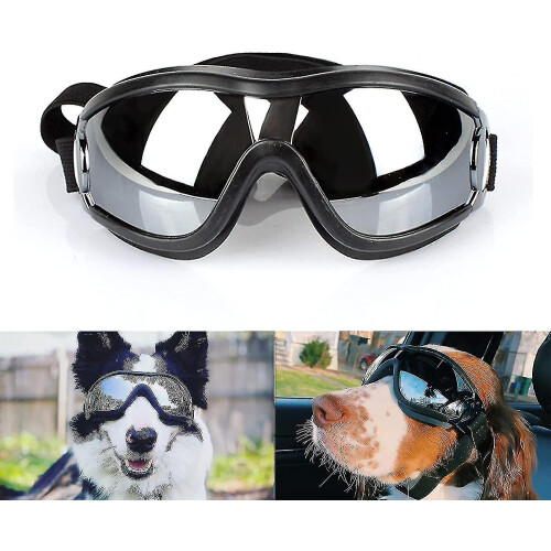 Pet Glasses, Waterproof, Windproof And Sunscreen Glasses for Medium-sized Dogs