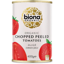 Biona Organic Chopped Tomatoes 400 g (Pack of 12)