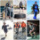 Clispeed Shoulder Harness Gym Pull Resistance Speed Weight Sports Workout Strap 5