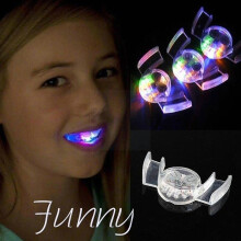 Halloween Flash Mouth Braces Led Glowing Teeth Adult Guard Supplies Kids Brace Toys Funny Carnival Party Gifts Halloween