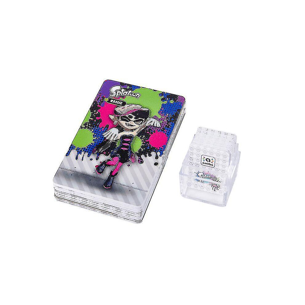 (B) Slinx 17Pcs Splatoon Data Collection Ntag215 Tags Nfc Mini Or Big Game Amiibo Card 8795862961812