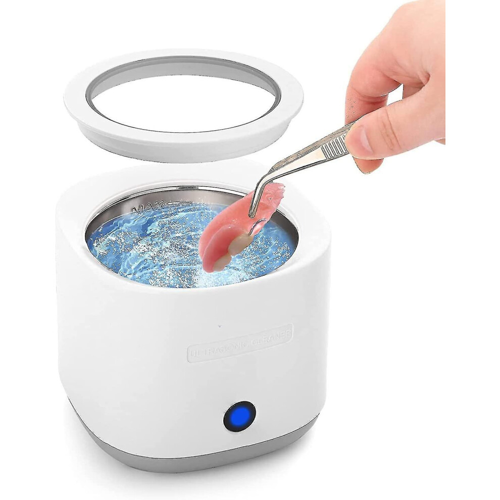 Ultrasonic Cleaner For Dentures, Retainer, Mouth Guard, Aligner, Whitening Trays Tw