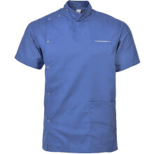 (Hospital Blue, M) Male Poly Cotton Tunic FNMT01 | Size S to XXL