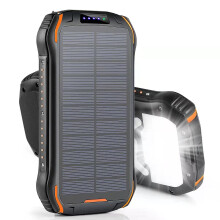 Wirless Power Bank Solar Power Bank 26800mah Large Capacity Power Bank Usb Power Bank With Lights