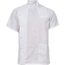 (White, L) Male Poly Cotton Tunic FNMT01 | Size S to XXL