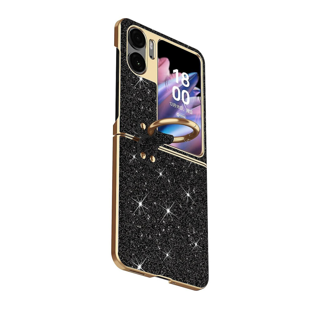 (Black) Plating Gradient Case For Oppo Find N2 Flip Black 8795862966695