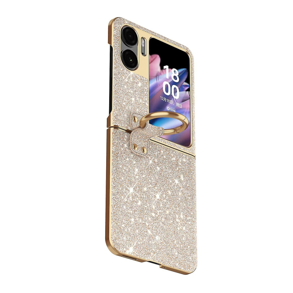 (Gold) Plating Gradient Case For Oppo Find N2 Flip Gold 8795862966718