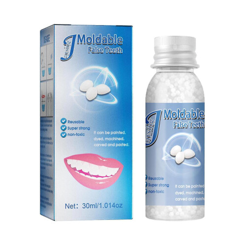 Shapeable Teeth Glue Makeup Dentures Temporary Filling Repair Broken Teeth Gaps 30ml