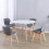 Charles Jacobs Charles Jacobs 100cm diameter Circular Dining Table With White Tabletop 3