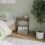URBN Living (Oak) 3 Tier Slim Coffee Side Table Newspaper Magazine Shelf Rack Bedside Sofa End 1