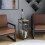 URBN Living (Oak) 3 Tier Slim Coffee Side Table Newspaper Magazine Shelf Rack Bedside Sofa End 3