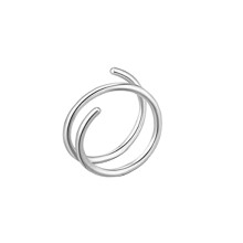 Double Nose Hoop Ring for Single Piercing Nose Hoop, Nose Ring Hoop for Women
