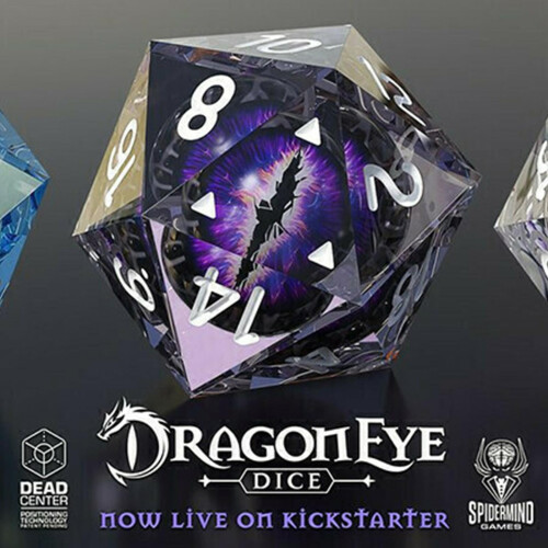 (Green) D20 Resin Dice Polyhedral Crystal 20 Sided Dice Table Board Playing Game Dice 2
