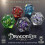 (Green) D20 Resin Dice Polyhedral Crystal 20 Sided Dice Table Board Playing Game Dice 4