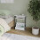 URBN Living (White) 3 Tier Slim Coffee Side Table Newspaper Magazine Shelf Rack Bedside Sofa End 1