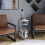 URBN Living (White) 3 Tier Slim Coffee Side Table Newspaper Magazine Shelf Rack Bedside Sofa End 3