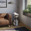 URBN Living (White) 3 Tier Slim Coffee Side Table Newspaper Magazine Shelf Rack Bedside Sofa End 4