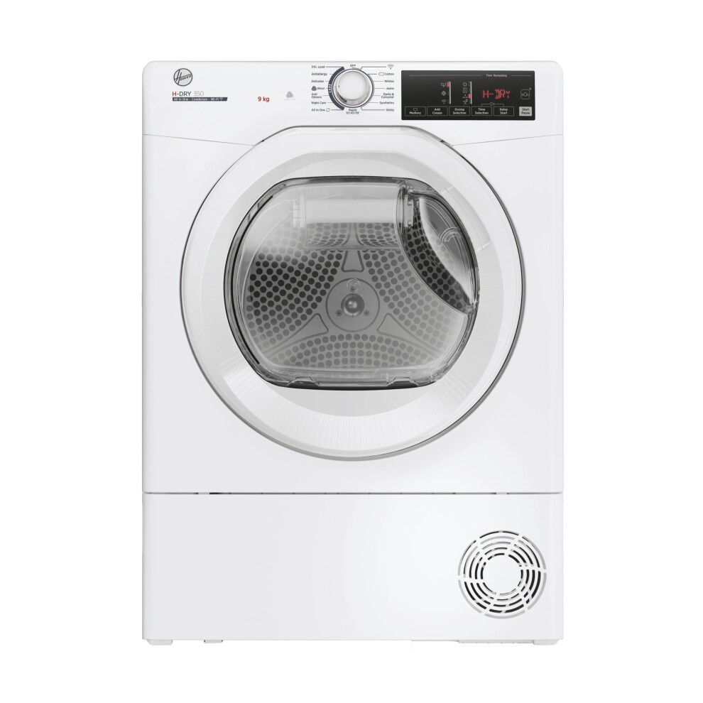 Hoover H-DRY 350 HREC9TE 9KG Condenser White Freestanding Tumble Dryer With Inside Water Container