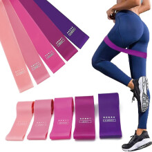 Fitness Bands Set, Resistance Bands, Strength Training, Yoga Belt In 3 Tensile