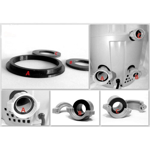 EASY-SCALE - ABC Connector Seals For Lay Z Spa - 3 Seals 2