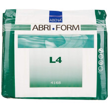 Abena Abri-Form Comfort Fraldas Plásticas, Nível 4, (Tamanhos Médio a Grande) Grande, 12 Contagem