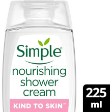 Simple Nourishing Shower Cream 225ml Pack of 3 Gentle Formulation Kind To Skin