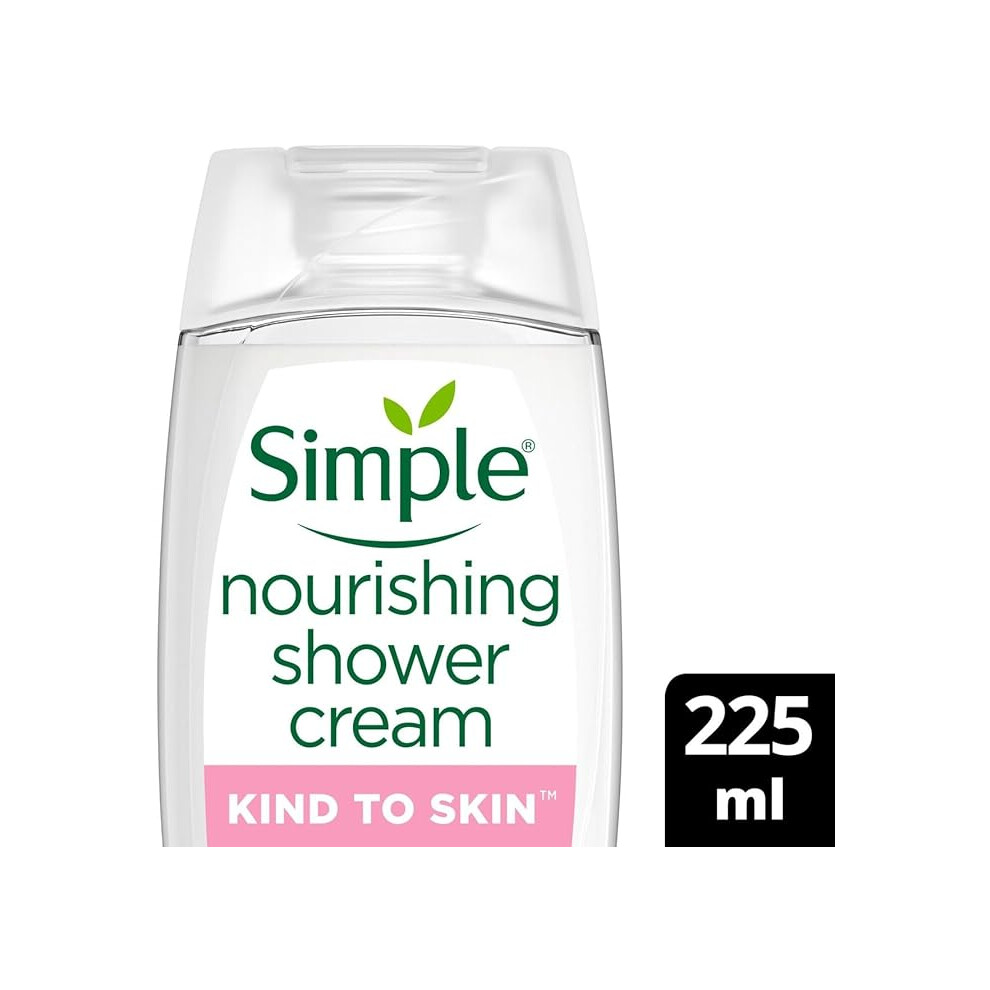 Simple Nourishing Shower Cream 225ml Pack Of 3 Gentle Formulation Kind To Skin