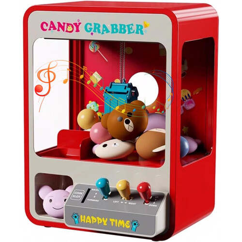 Vivo Candy Grabber Machine Battery Operated Retro Arcade USB Powered Claw Fairground