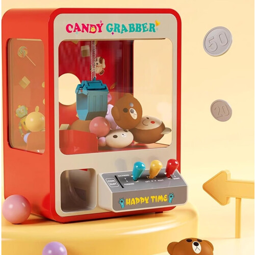 Vivo Candy Grabber Machine Battery Operated Retro Arcade USB Powered Claw Fairground 2
