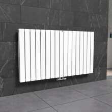 Nes Home 1158 X 600 mm Horizontal Flat Panel White Designer Radiator