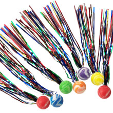 ArtCreativite COMET Balls Ensemble en vrac de 20 super balles rebondissantes avec des banderoles colores Favors de fete d'anniversaire pour enfan