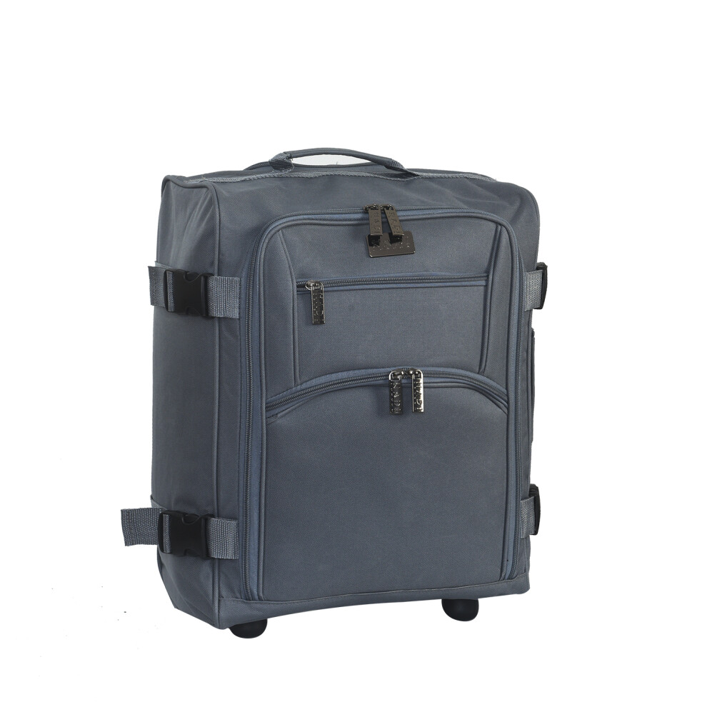 (HD-A-GREY) 45x35x20 cm Travel Bag Hand Luggage Suitcase Cabin Bag-image-OPC-PFVTJ97-NEW