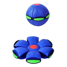 (3 led light, blue) Magics Ball Toy With Lights | Ufo Portable Flying Saucer Toys Stomp Magics Ball Childrens Toy | Magics Ufo Ball | Creative Decompression Ball Toy For