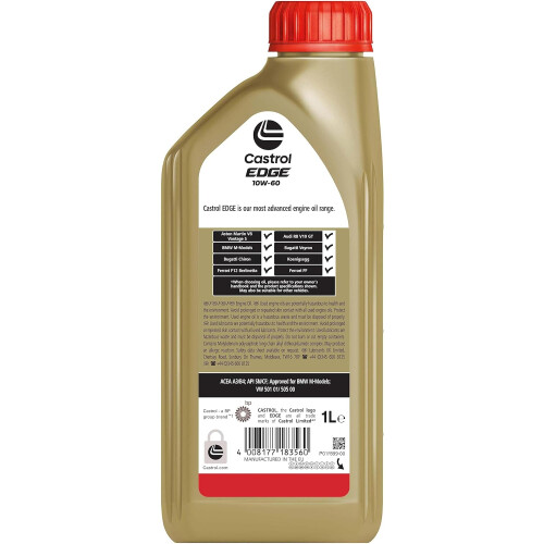 Castrol Castrol EDGE 10W-60 Engine Oil 1L 1