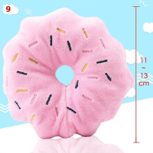 (8) 1pc Pet Toys Fruit Animals Cartoon Dog Toys Stuffed Squeaking Pet Toy Cute Plush Puzzle For Dogs Cat Chew Squeaker Squeaky Toy