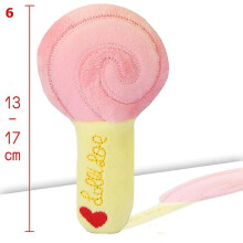 (3) 1pc Pet Toys Fruit Animals Cartoon Dog Toys Stuffed Squeaking Pet Toy Cute Plush Puzzle For Dogs Cat Chew Squeaker Squeaky Toy