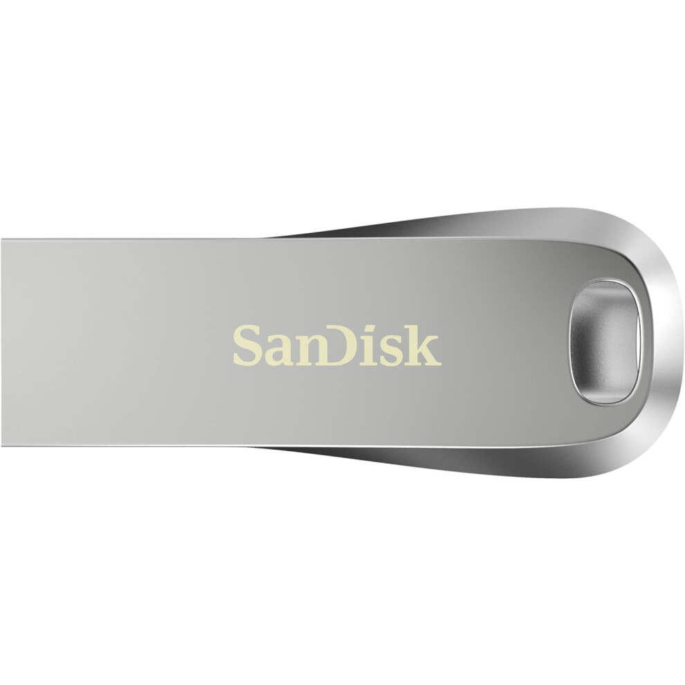 SanDisk 128GB Ultra Luxe USB Flash Drive, USB 3.2 Gen 1 + USB 3.0 capable up to 400 MB/s read speed