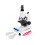 Celestron Celestron 44121 Beginner's Microscope Kit, 40x-600x Magnification, White 1