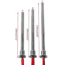 (C) 350W 220V Ignition Igniter Hot Rod Wood Pellet Stove 10*140/150/170mm M16*1.5 10x140mm / 10x150mm / 10x170mm
