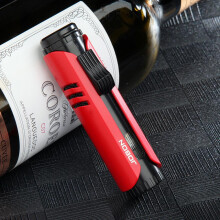 (Red) Zb582 Pull-down Direct Punch Burning Torch Gas Lighters Strong Fire Power Baking And Barbecue Kitchen Household