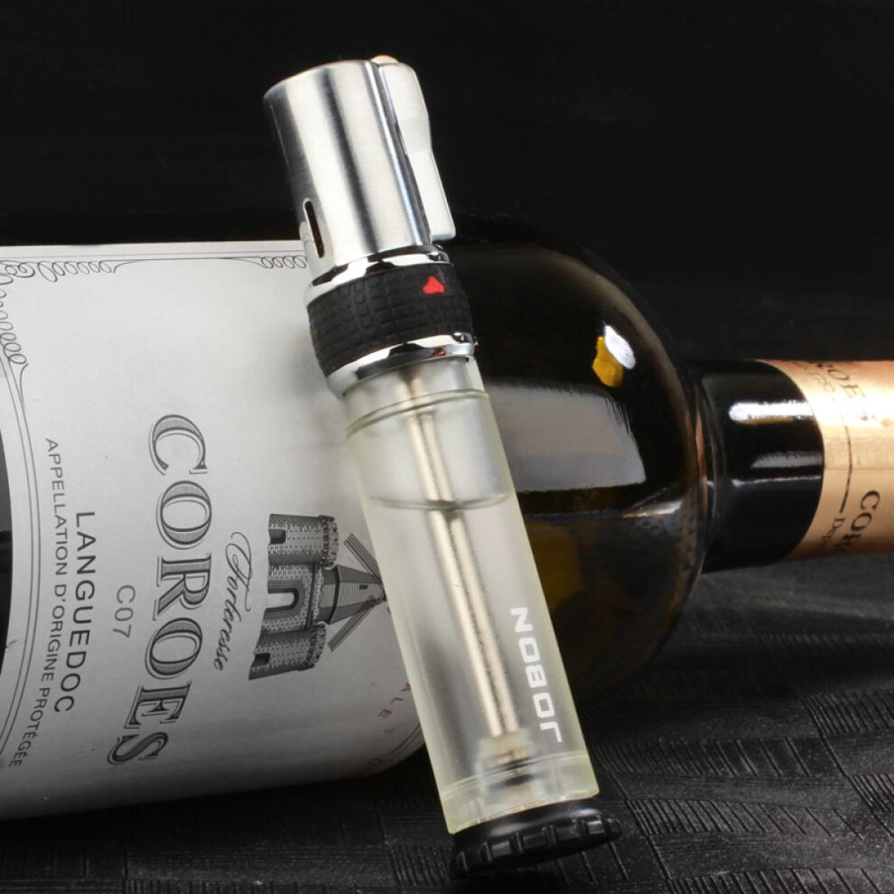 Yeuligo (Transparent) 998 Transparent Torch Lighter Fixed Fire Creative Transparent Gas Box Moxibustion Cigar Ignition Tool