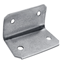 Corner Bracket L Clip Metal Brace Steel Fixing - 10 Pack