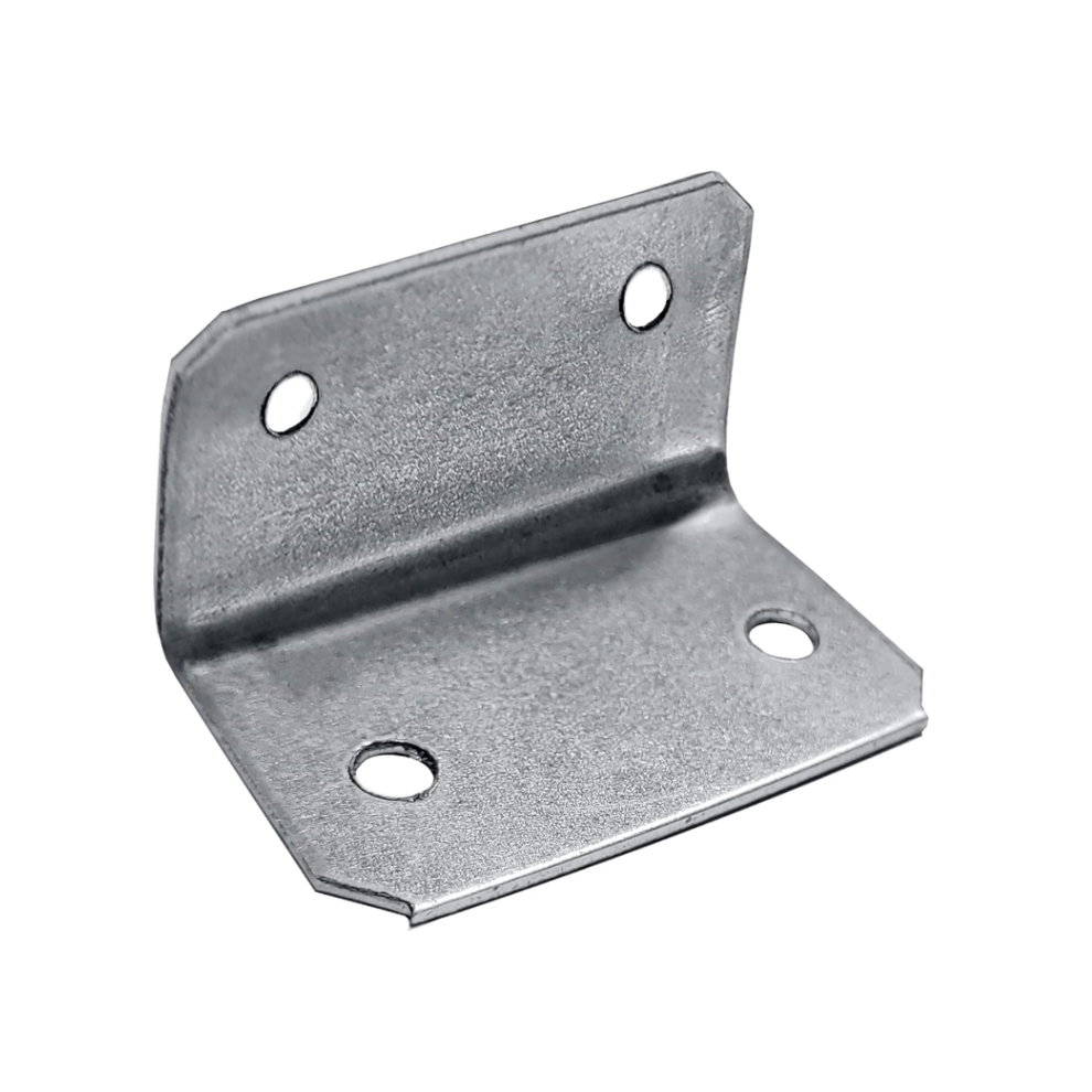 Corner Bracket L Clip Metal Brace Steel Fixing - 10 Pack 5060875446179