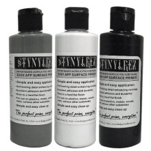 Badger Air-Brush Co. SNR-410 Stynylrez, 3 Piece Assortment, White, Gray, Black, 12 Ounce