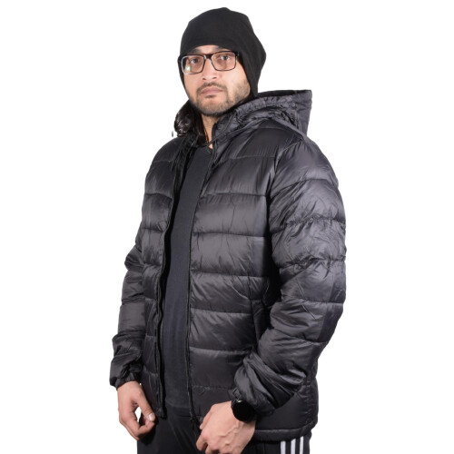 True Face (Black, M) Mens Jacket Bomber WarmPadded Water-Resistant Coat 2