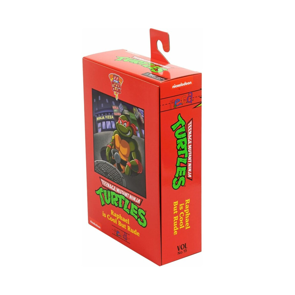 Teenage Mutant Ninja Turtles (Cartoon) Action Figure Ultimate Raphael VHS 18 cm