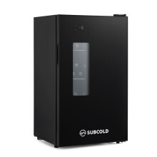 Subcold Apex95 86L Undercounter Beer Fridge - IPX4, Auto Defrost, Digital Display, -6C to 18C, 41dB, Black, APEX95LED