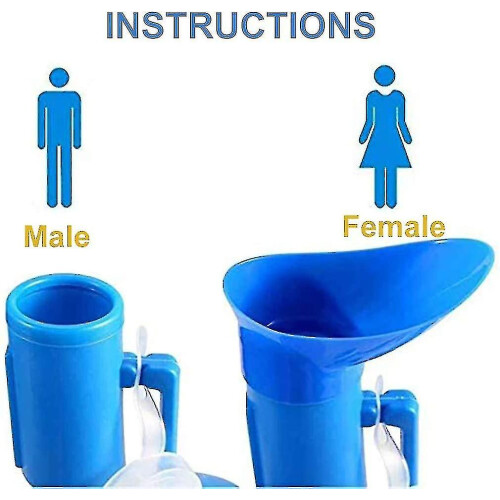 Urine Bottle Potty Portable Thick Pee Bottle 2000 Ml 47"for Emergency 2